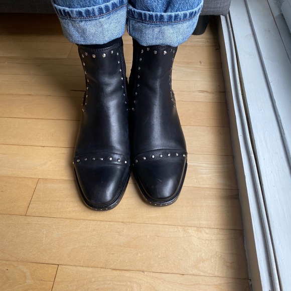 Atelier Black Ankle Boots Leather - Picture 2 of 7